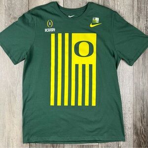 Nike Oregon Ducks American Flag College Football Shirt Athletic Fit Size Large